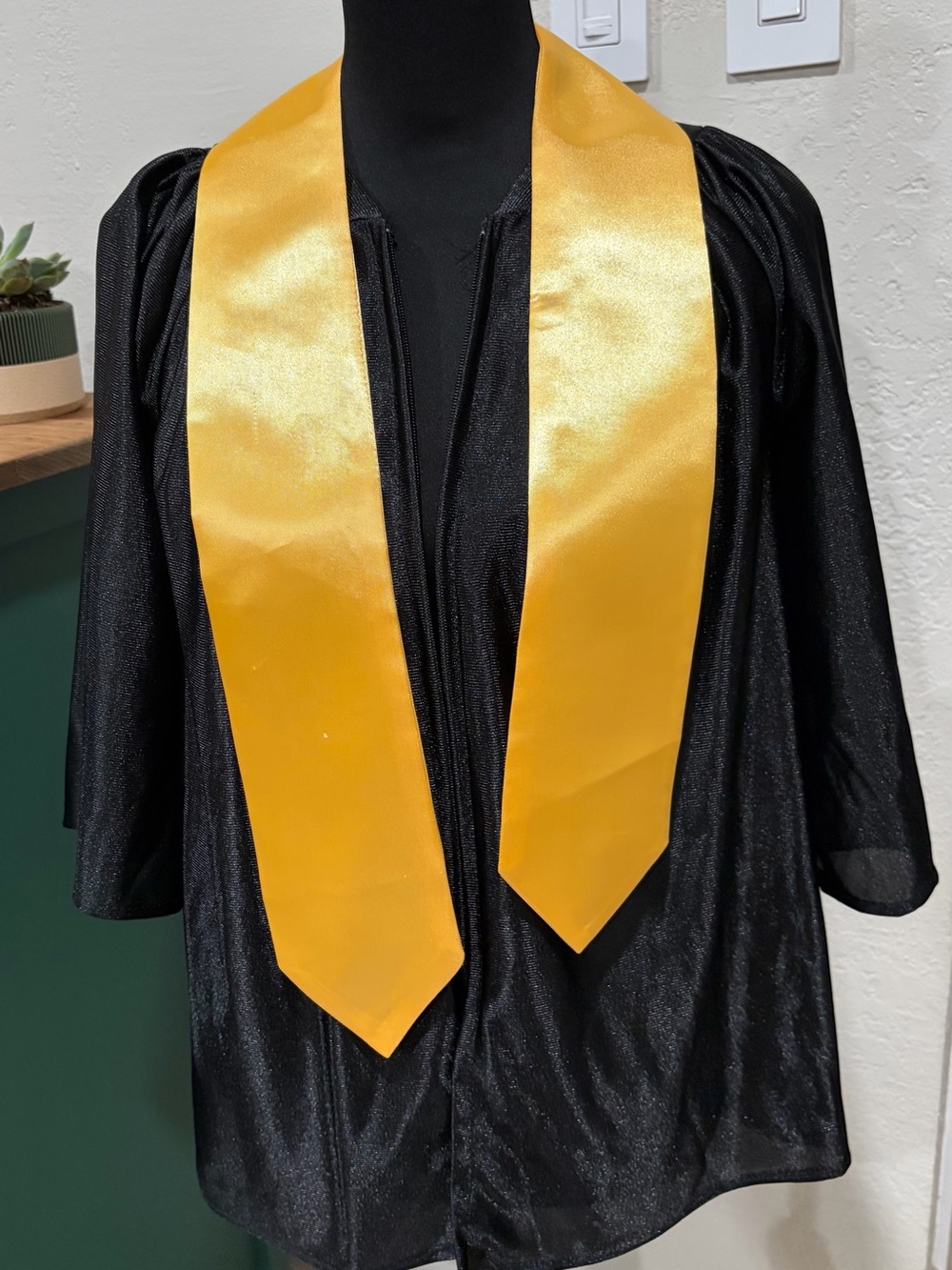 Kids Kindergarten Black Graduation gown